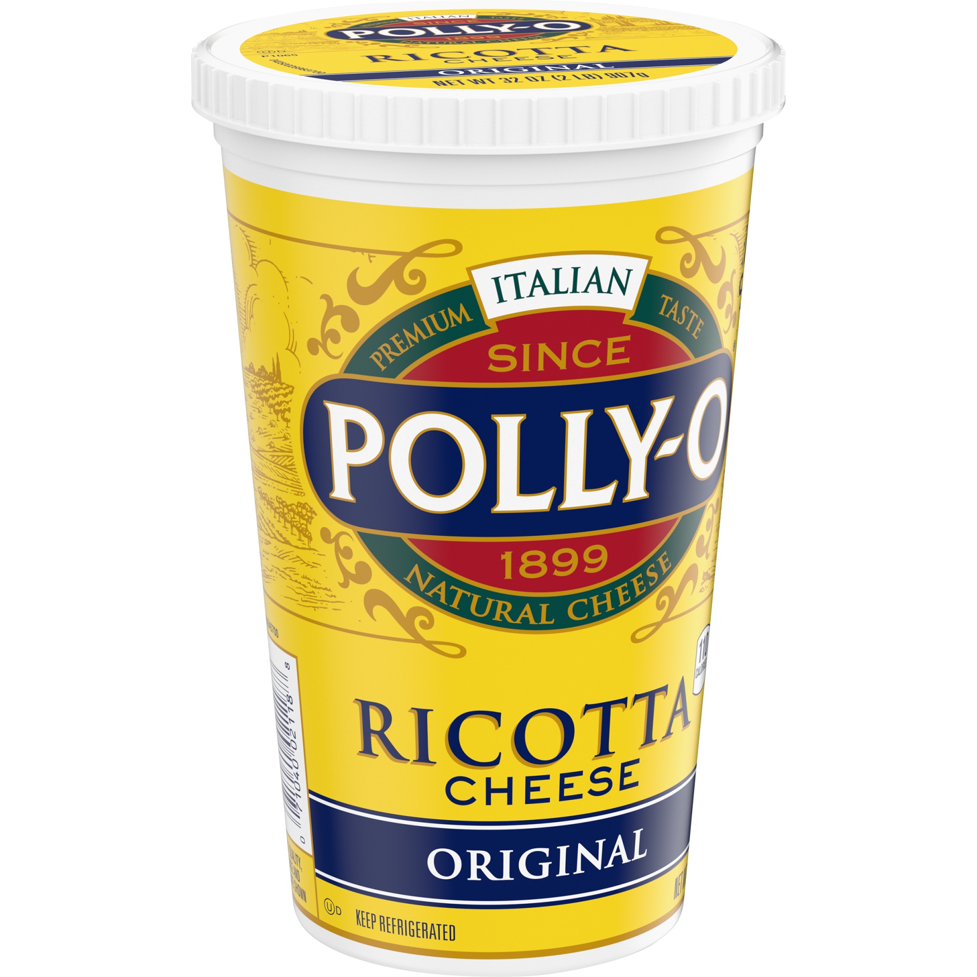 PollyO Original Ricotta Cheese Tub 2 lb Shipt