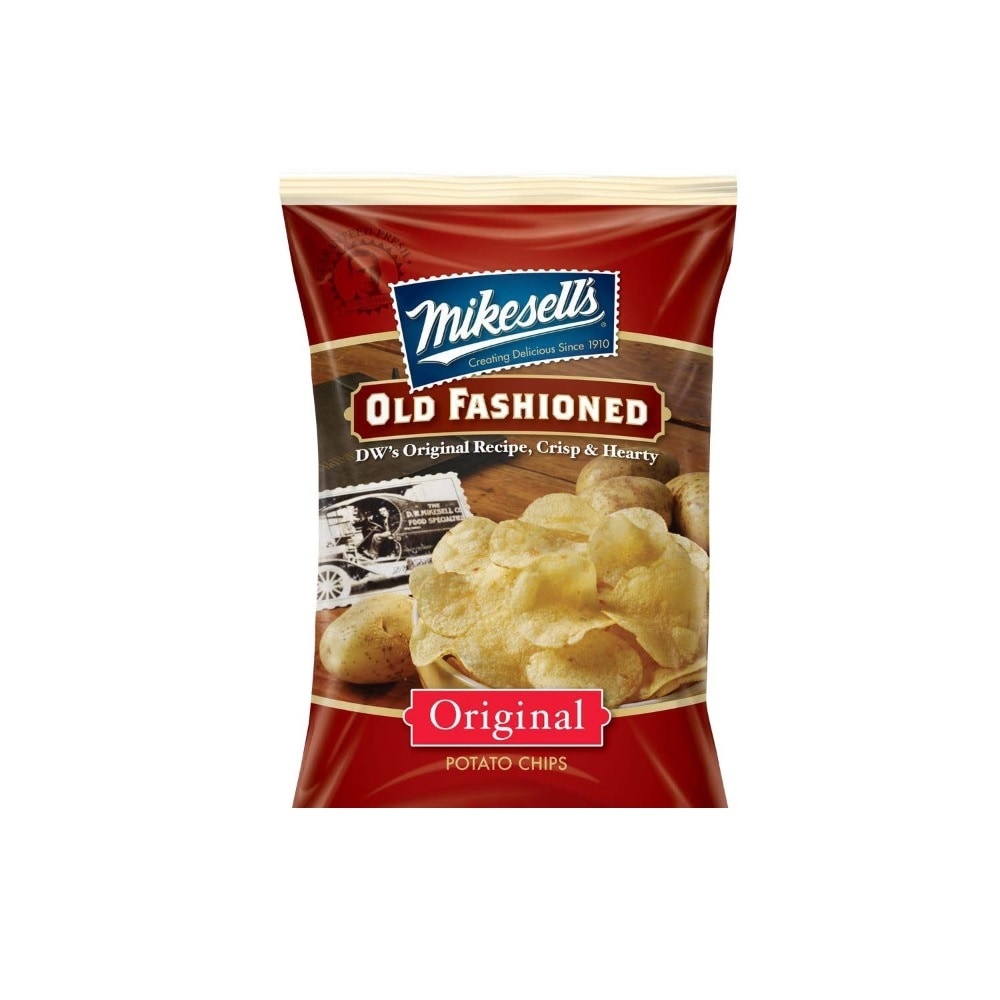slide 1 of 1, Mikesell's Old Fashioned Original Potato Chips, 9.5 oz