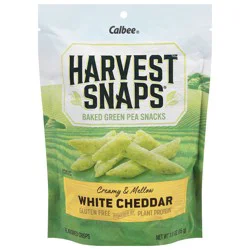 Harvest Snaps White Cheddar Baked Green Pea Snacks 3.0 oz