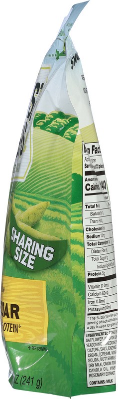 slide 5 of 5, Harvest Snaps Baked White Cheddar Green Pea Snacks Sharing Size 8.5 oz, 8.5 oz