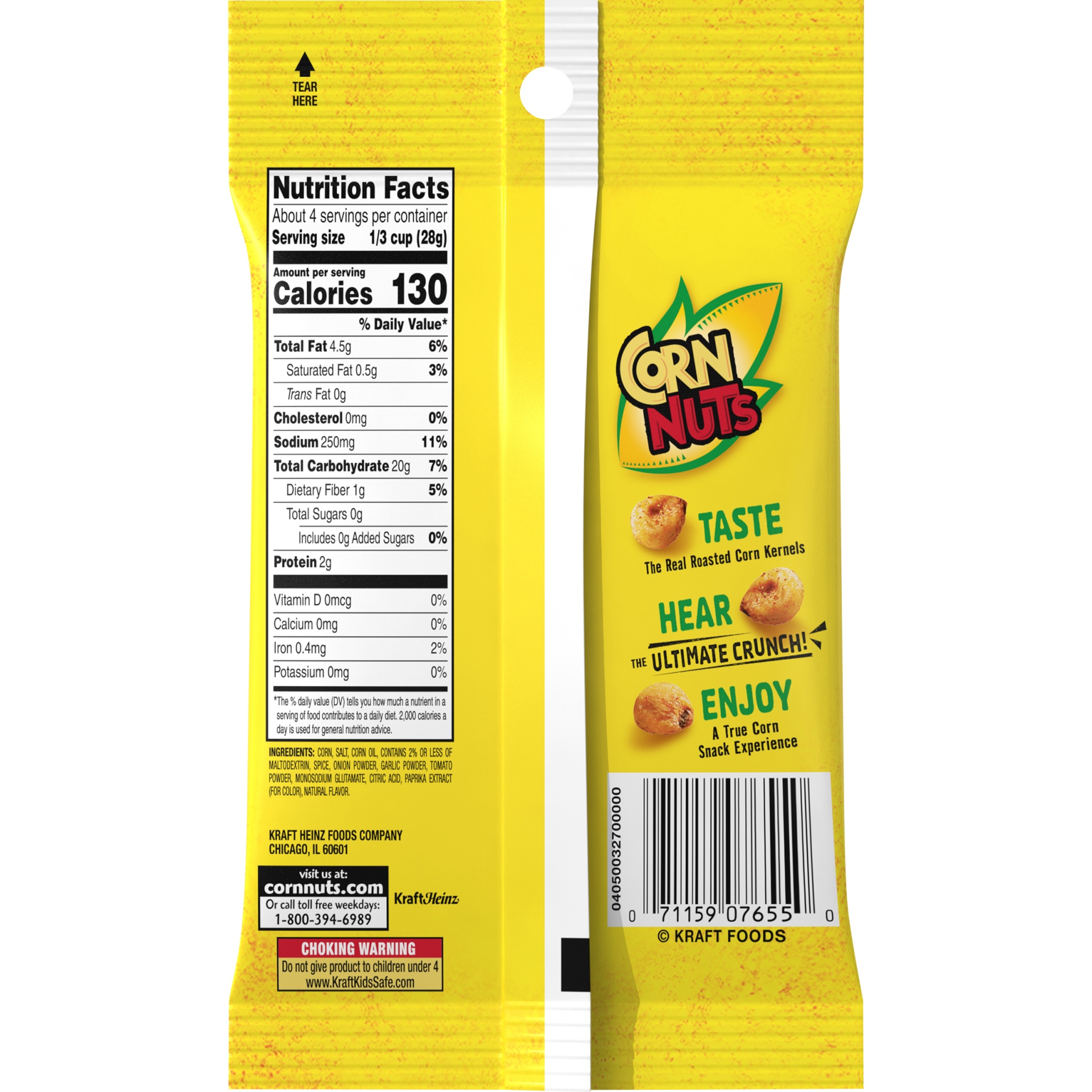 slide 5 of 6, Corn Nuts Crunchy Chilly Picante Con Limon Corn Kernels 4 oz, 4 oz