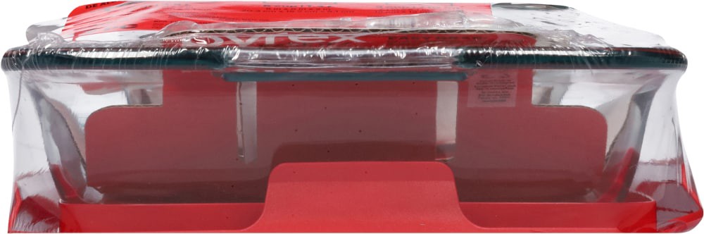 slide 3 of 3, Pyrex Easy Grab 6-Piece Value Pack Covered Storage And Baking Set - Red/Clear, 6 ct
