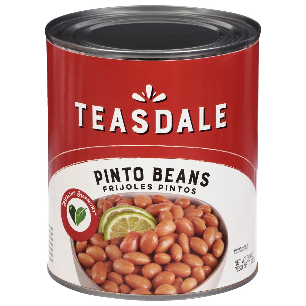 slide 2 of 2, Teasdale Pinto Beans Made With Sea Salt, 30 oz