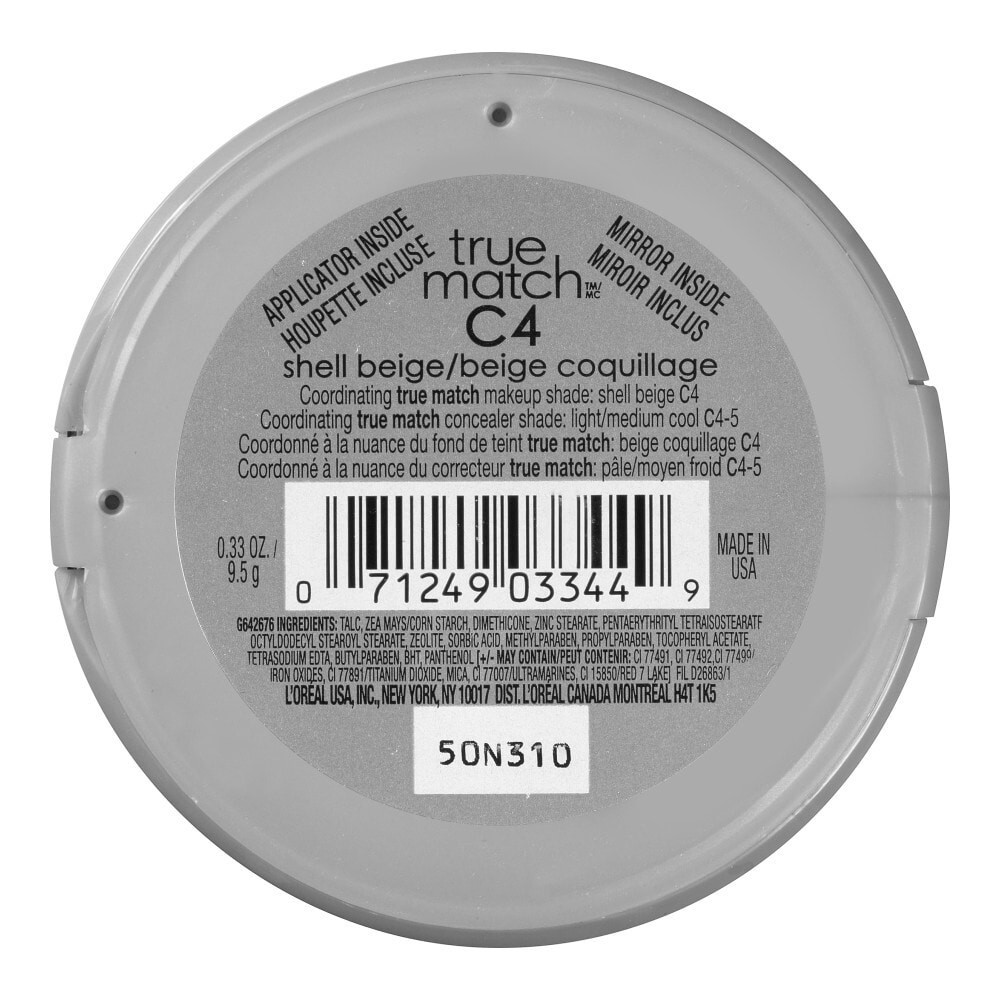 slide 4 of 4, L'Oréal True Match Super Blendable Powder - Shell Beige, 0.33 oz