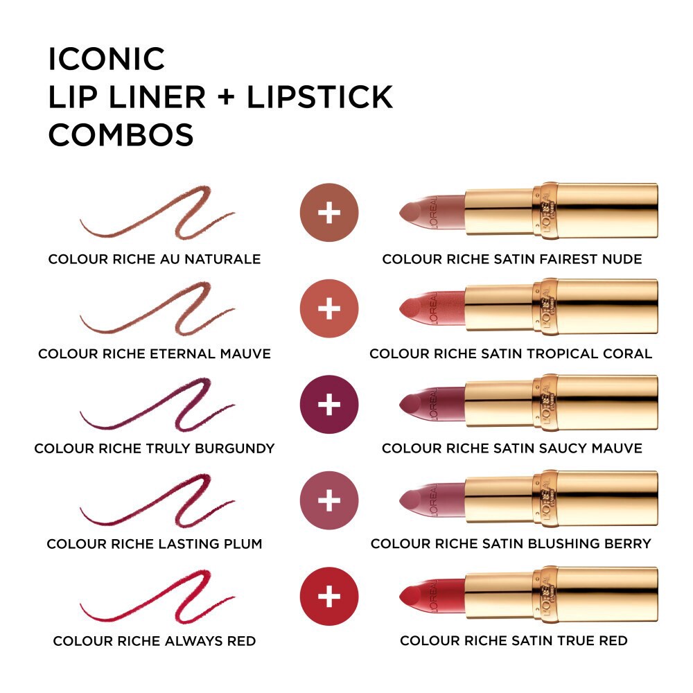 slide 5 of 5, L'Oréal L'Oreal Paris Colour Riche Lip Liner 765 Always Red - .007oz, 0.007 oz