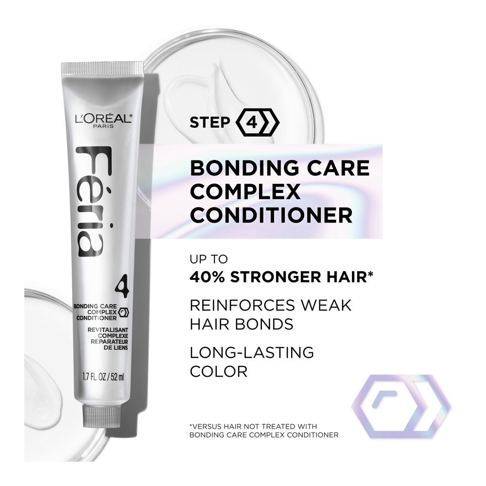 slide 3 of 5, L'Oréal Paris Feria Absolute Platinum Advanced Lightening System with Anti-Brass Conditioner - Very Platinum - 1 Kit, 1 ct