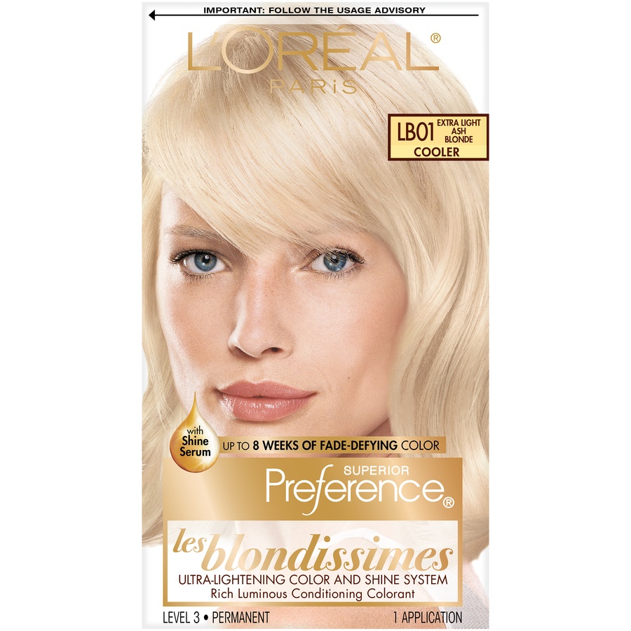 slide 2 of 8, L'Oréal Superior Preference Fade-Defying Color + Shine System - 10 fl oz - 7.5A M Ash Blonde - 1 Kit, 10 fl oz