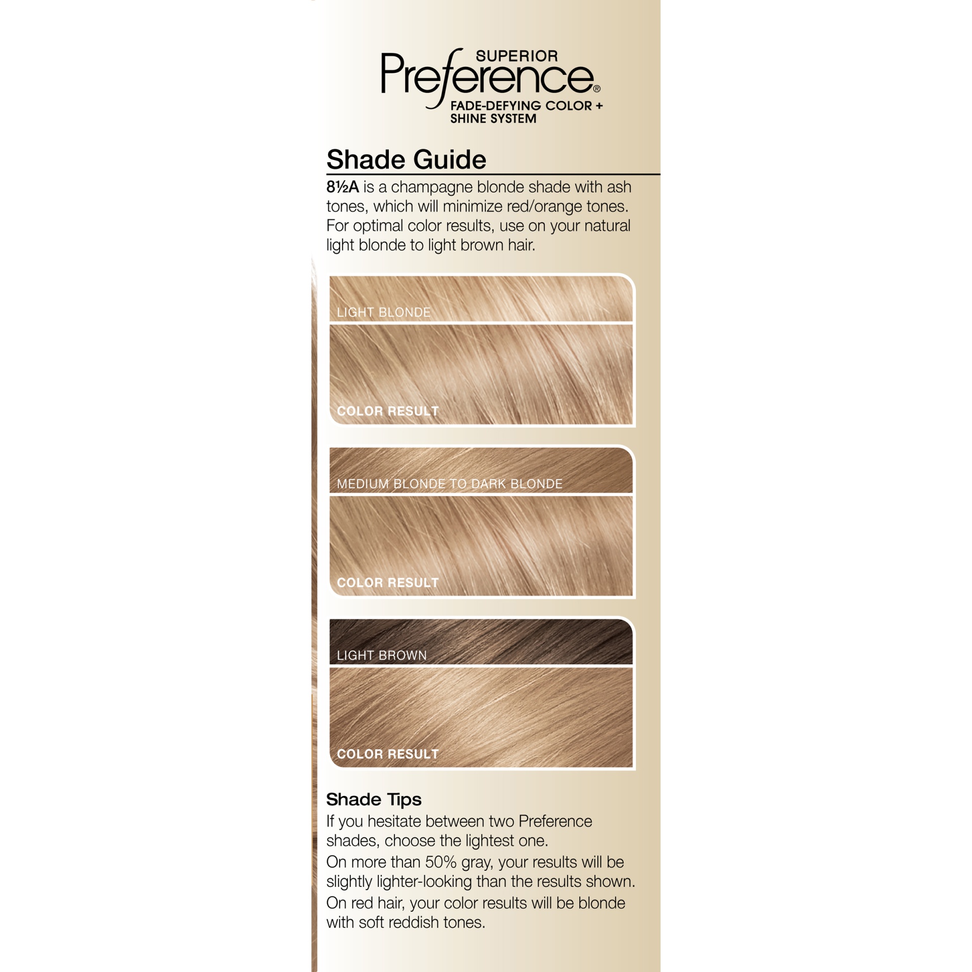 slide 7 of 8, L'Oréal Fade-Defying Color + Shine System - 8.5A Champagne Blonde, 1 ct