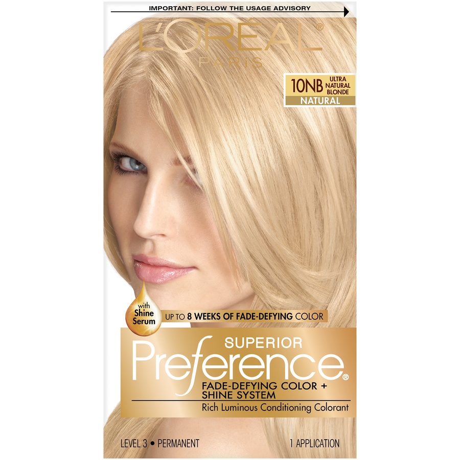 slide 4 of 8, L'Oréal Fade-Defying Color + Shine System - 10NB Ultra Natural Blonde, 1 ct