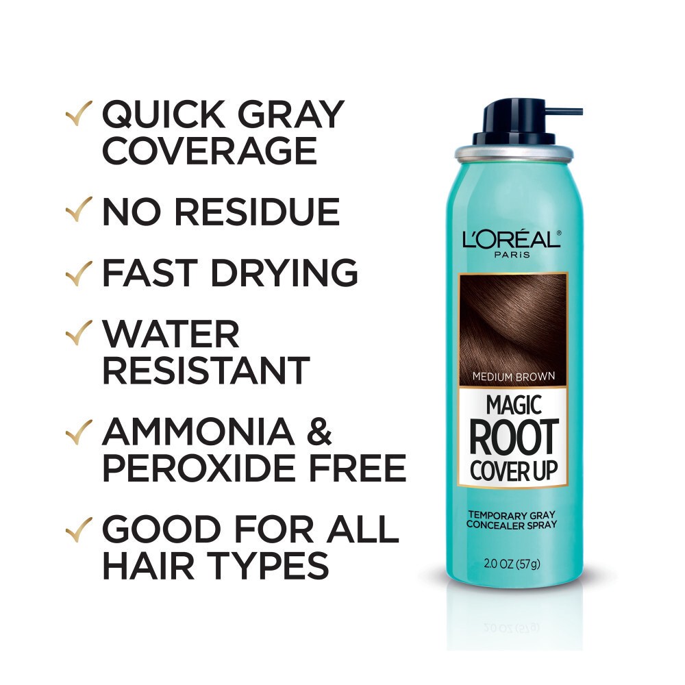 slide 6 of 6, L'Oréal Magic Root Cover Up - Medium Brown - 2.0oz, 2 oz