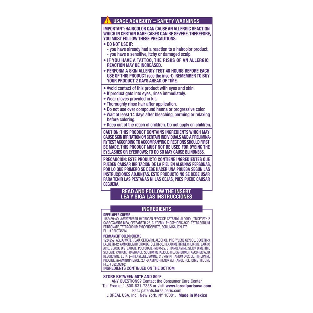 slide 6 of 6, L'Oréal Excellence Cool Supreme Permanent Gray Coverage Hair Color, Ultra Ash Medium Blonde, 1 fl oz