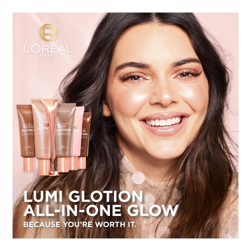 slide 5 of 6, L'Oreal Paris True Match Lumi Glotion Face and Body Natural Glow Enhancer 903 Medium, 1.35 fl oz