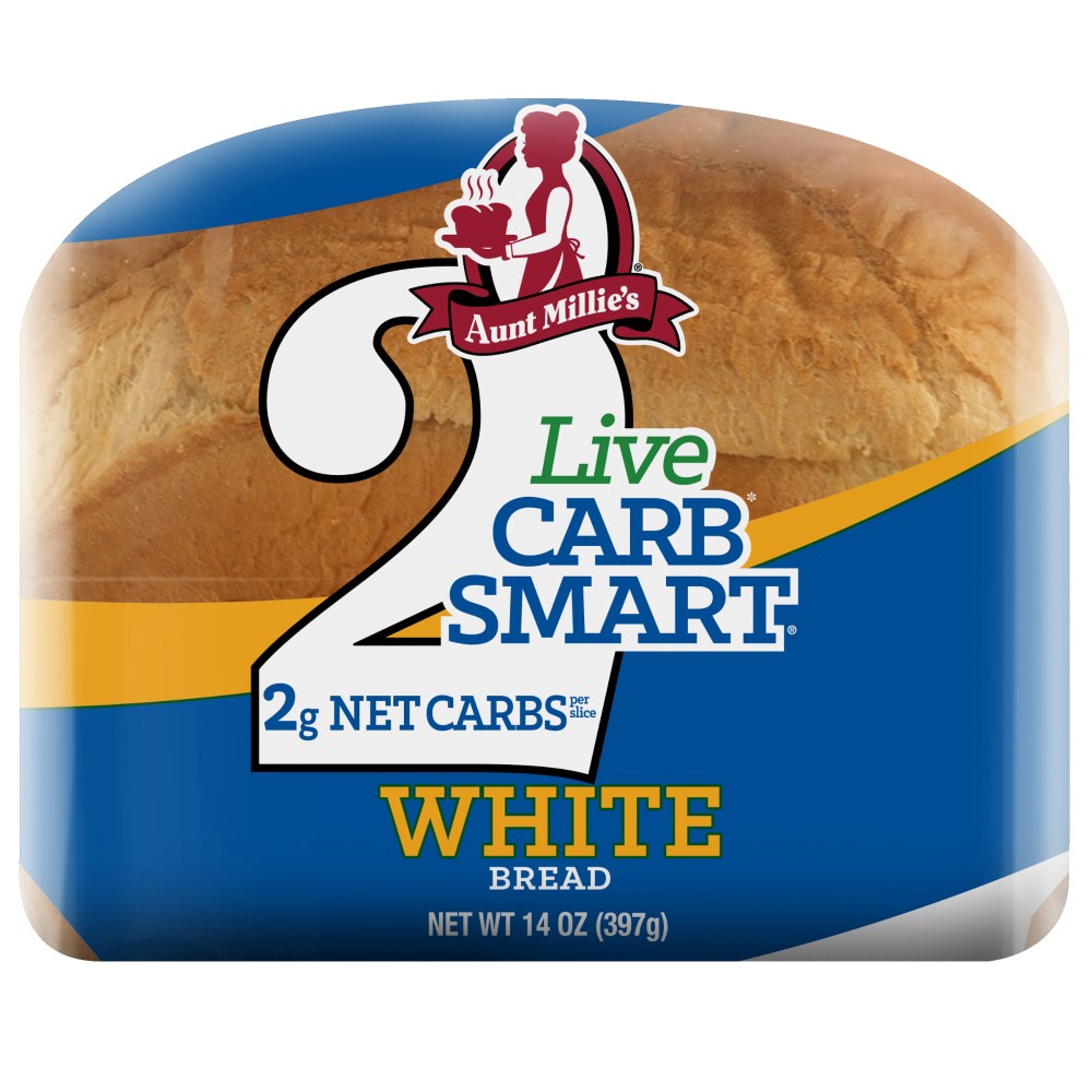 slide 4 of 6, Aunt Millie's Bakeries Aunt Millie's Carbsmart White Bread, 14 oz