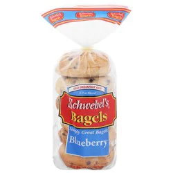 Schwebel's Blueberry Bagels 6 Each