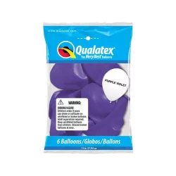 Violet Latex Balloons (Balloons Will Be Inflated)