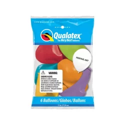 Assorted Festive Latex Balloons (Balloons Will Be Inflated)