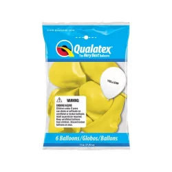 Yellow Latex Balloons (Ballons Will Be Inflated)