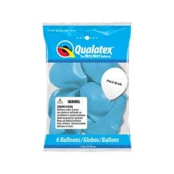 Blue Pale Latex Balloons (Balloons Will Be Inflated)