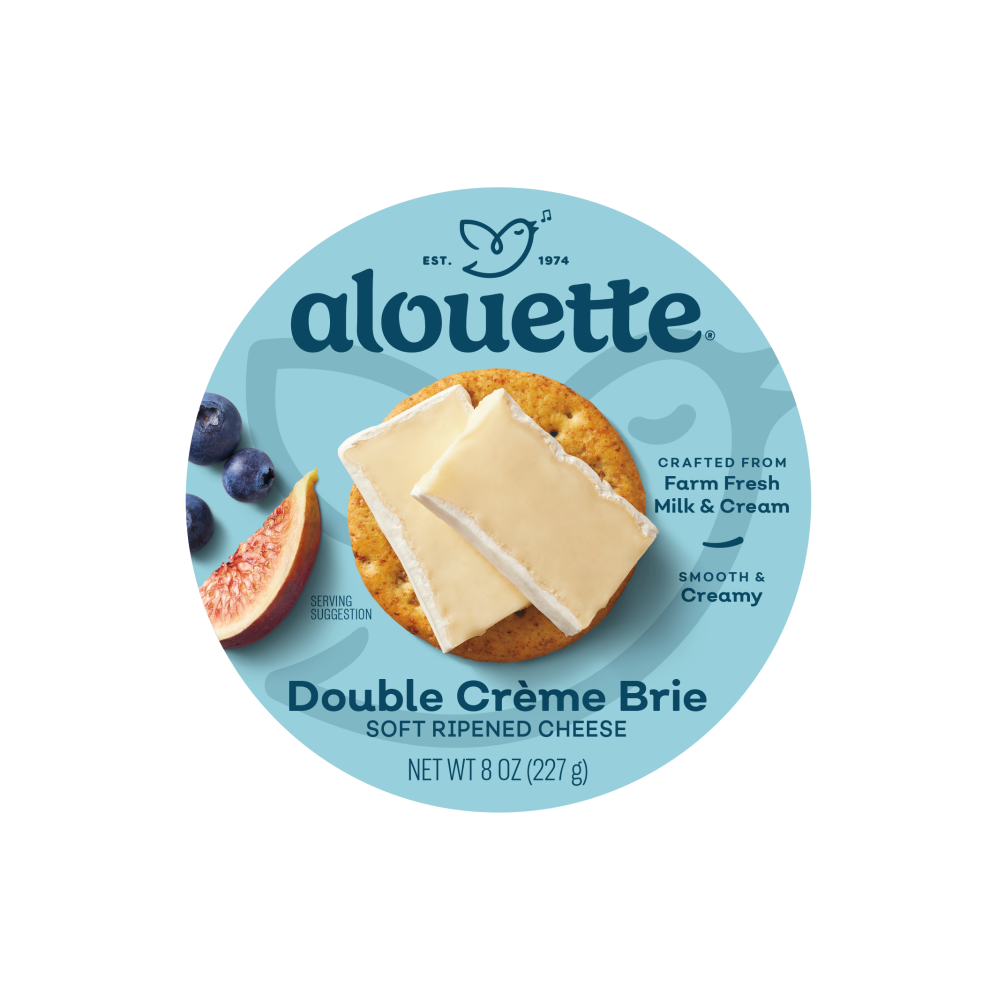 slide 2 of 3, Alouette Soft Ripened Double Creme Brie 8 oz, 8 oz