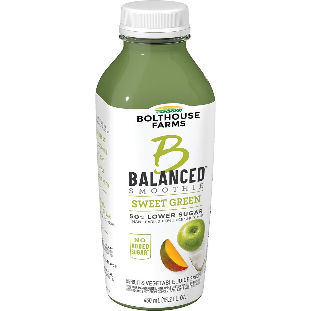 slide 4 of 7, Bolthouse Farms B Balanced Sweet Greens Smoothie, 15.2 oz