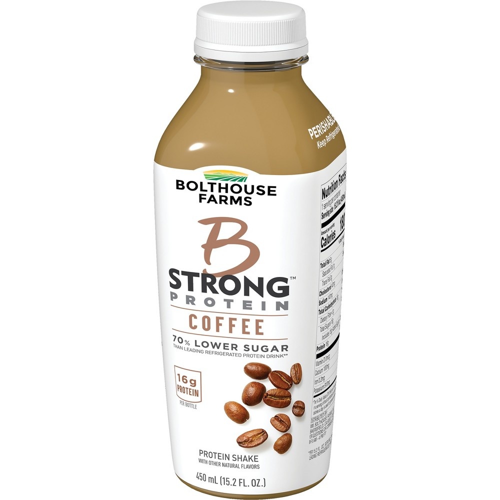 slide 6 of 7, Bolthouse Farms B Strong Protein Coffee Shake, 15.2 fl oz
