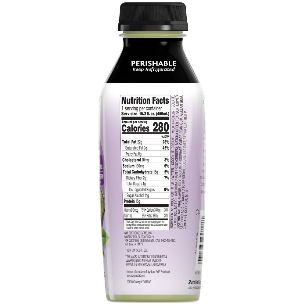 slide 3 of 4, Bolthouse Farms Protein Keto Matcha Shake, 15.2 fl oz