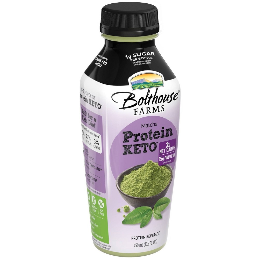 slide 4 of 4, Bolthouse Farms Protein Keto Matcha Shake, 15.2 fl oz