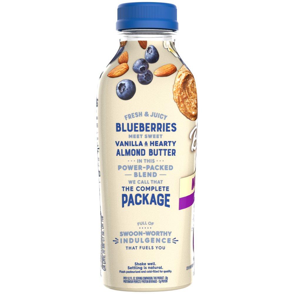 slide 4 of 4, Bolthouse Farms Protein Plus Blueberry Vanilla Almond Butter Nut Butter Smoothie, 6 ct; 15.2 fl oz