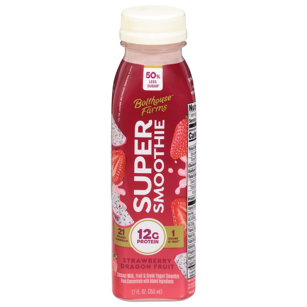 slide 4 of 4, Bolthouse Farms Strawberry Dragon Fruit Super Smoothie 12 fl oz, 12 fl oz