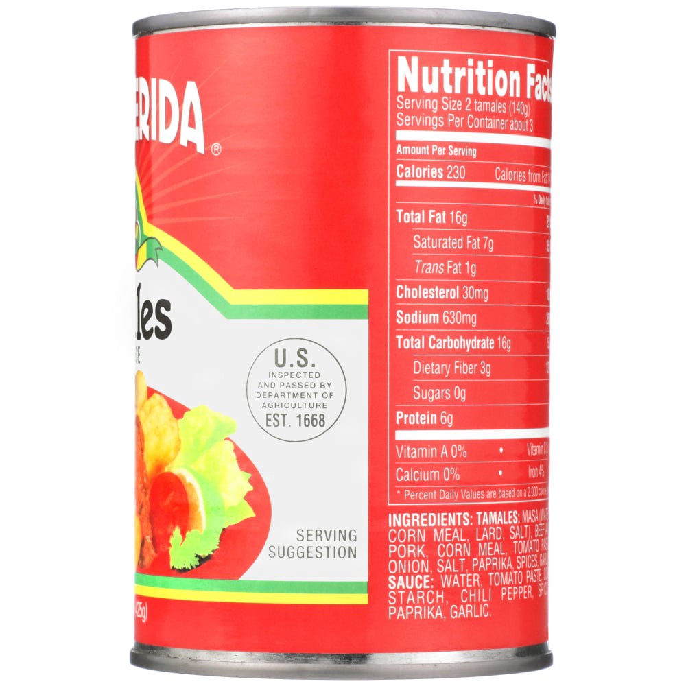 slide 3 of 6, La Preferida Beef & Pork Tamales with Sauce, 15 oz