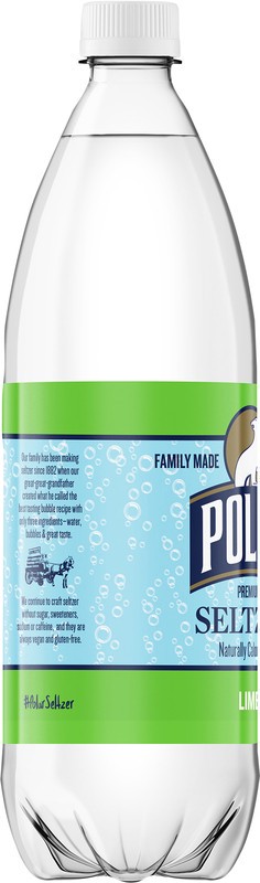 slide 5 of 5, Polar Seltzer - 1L - Lime, 1 liter