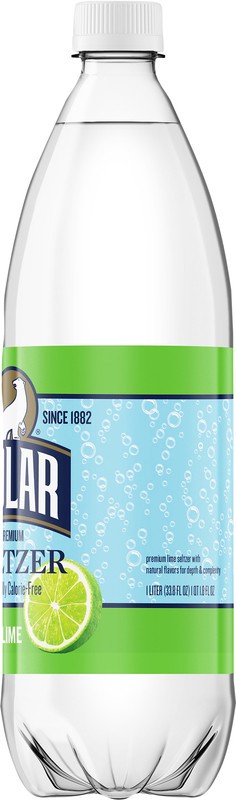 slide 4 of 5, Polar Seltzer - 1L - Lime, 1 liter
