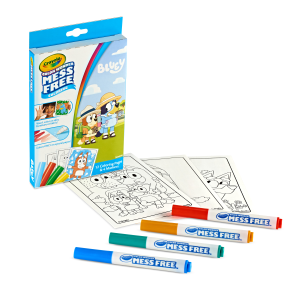 slide 6 of 6, Crayola Color Wonder Bluey Mini Box Set, 1 ct