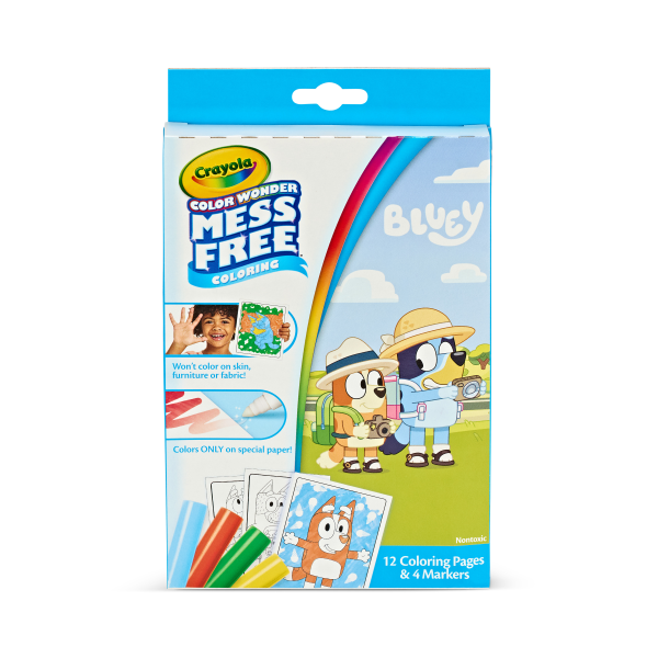 slide 2 of 6, Crayola Color Wonder Bluey Mini Box Set, 1 ct