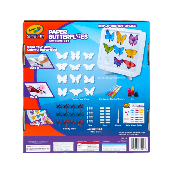 slide 4 of 4, Crayola Paper Butterflies Science Kit, Kit Of 45 Pieces, 1 ct
