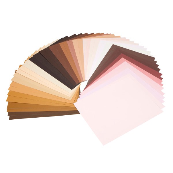 slide 7 of 7, Crayola Colors Of The World Premium Project Paper, 8-1/2" X 10-1/2", Assorted Colors, Pack Of 48 Sheets, 48 ct