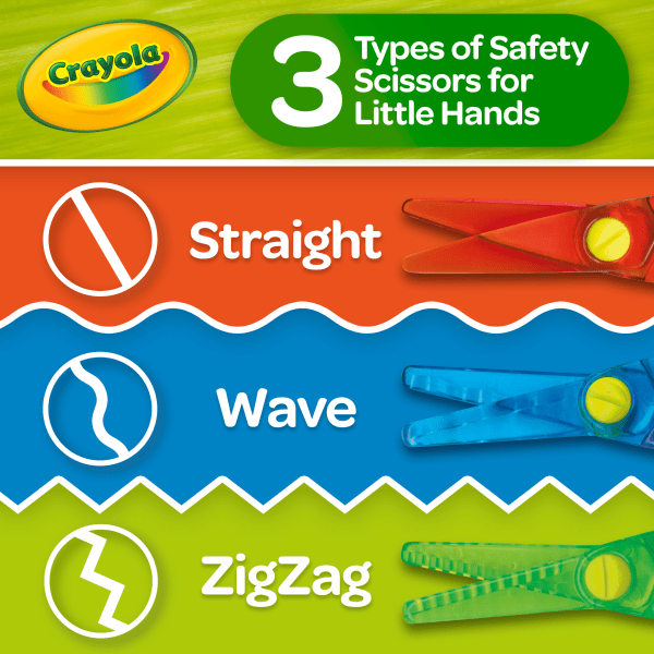 slide 2 of 9, Crayola Scissor Skills Activity Kit, Kit Of 20 Pieces, 1 ct