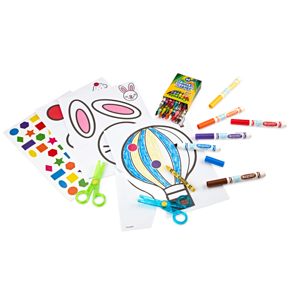 slide 9 of 9, Crayola Scissor Skills Activity Kit, Kit Of 20 Pieces, 1 ct