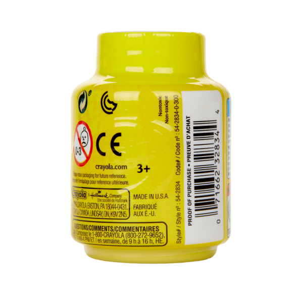 slide 4 of 6, Crayola Washable Paint, 2 Oz, Yellow, 1 ct