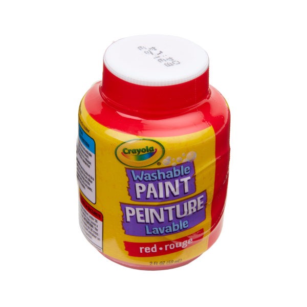 slide 2 of 6, Crayola Washable Paint, 2 Oz, Red, 1 ct