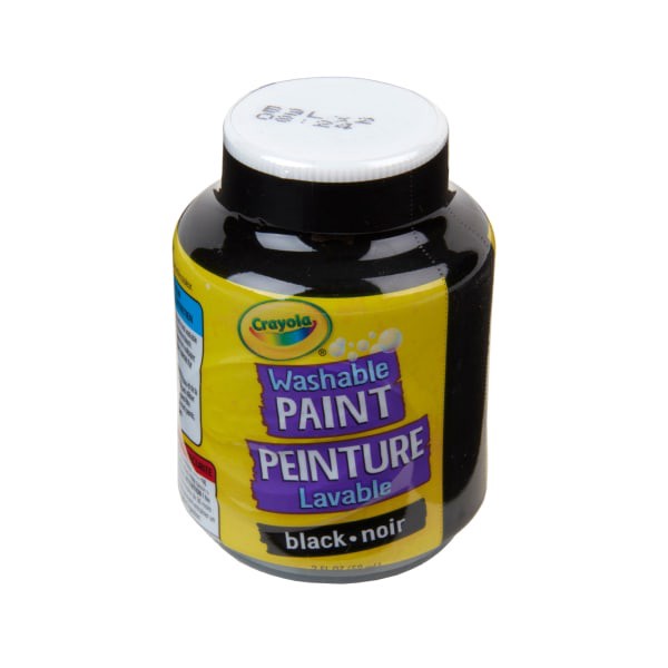 slide 2 of 5, Crayola Washable Paint, 2 Oz, Black, 1 ct