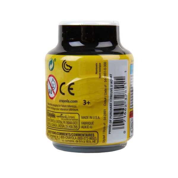 slide 3 of 5, Crayola Washable Paint, 2 Oz, Black, 1 ct