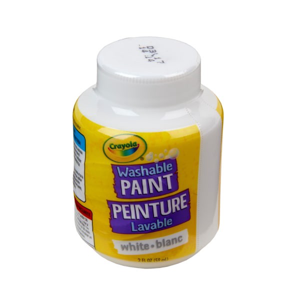 slide 2 of 5, Crayola Washable Paint, 2 Oz, White, 1 ct