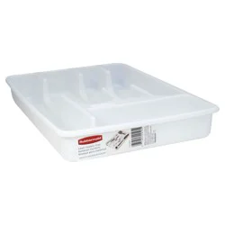 Rubbermaid White Small Cutlery Tray