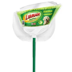 Libman Pet Plus Angle Broom w/dustpan, #1680