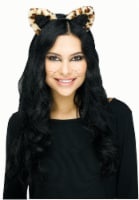 slide 1 of 1, Cat Headband Leopard, 1 ct