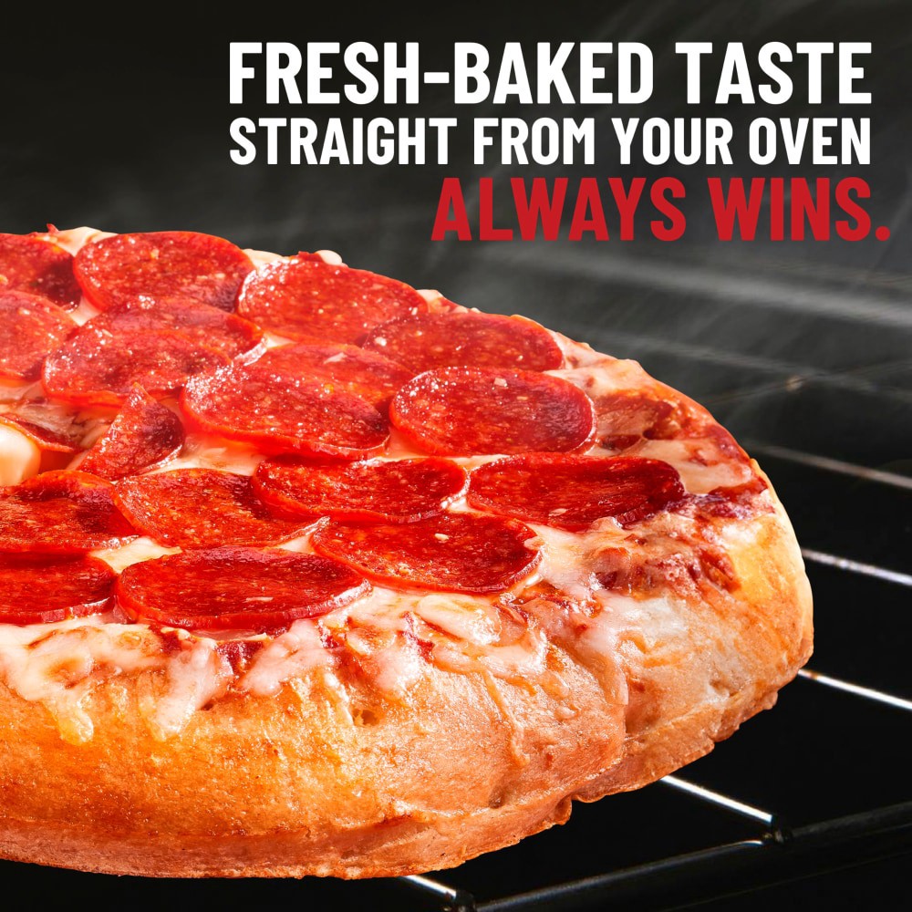 slide 6 of 6, DiGiorno Original Rising Crust Pepperoni Frozen Pizza 12in 24.7oz Pack, 24.7 oz