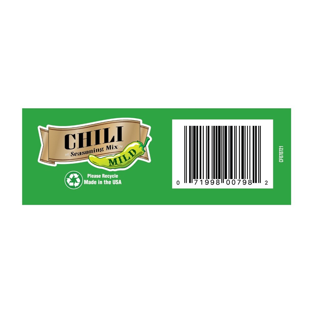 slide 4 of 6, Tony Chachere's Famous Creole Cuisine Mild Chili Seasoning Mix, 2.5 oz