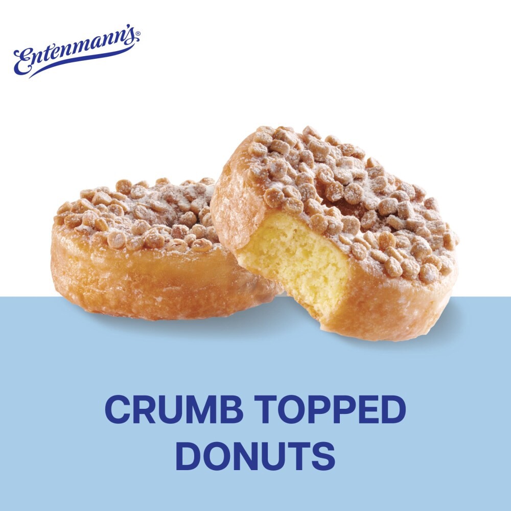 slide 3 of 5, Entenmann's Crumb Topped Donuts, 8 ct