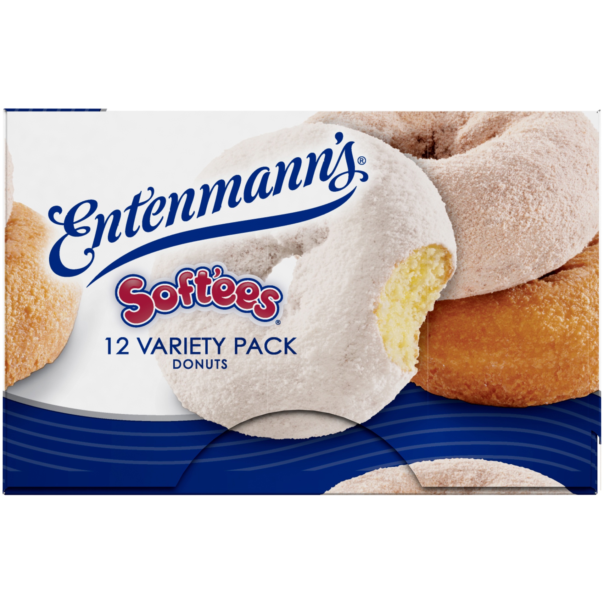 slide 4 of 9, Entenmann's Soft'ees Variety Pack Donuts, 12 count, 18.5 oz, 12 ct